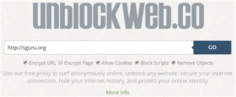 This online <b>proxy</b> can be used to bypass <b>web</b> filters at your school, at work, or in your country if Internet censorship is imposed through your Internet service provider. . Website unblocker proxy